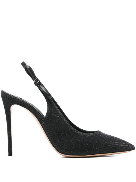 Casadei 100mm slingback pumps - Black - zdjęcie produktu nr 1
