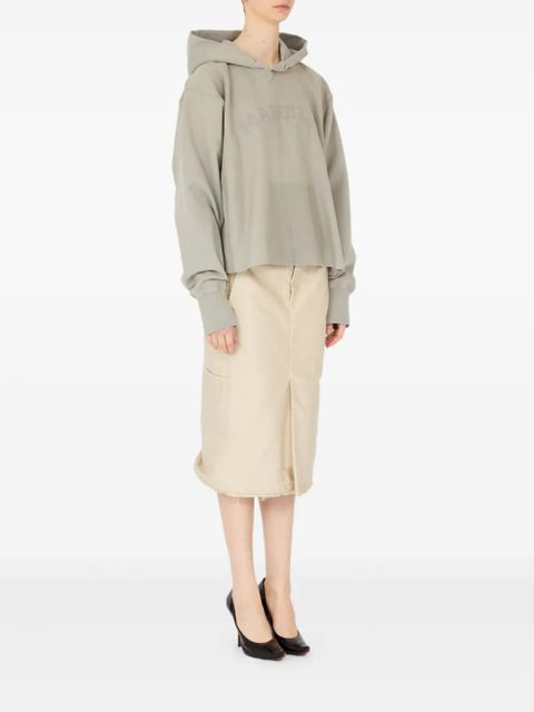 Maison Margiela cotton hoodie - Grey