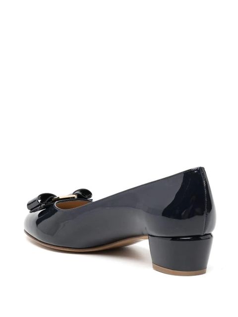 Ferragamo Vara 1 patent pumps - Blue - zdjęcie produktu nr 2