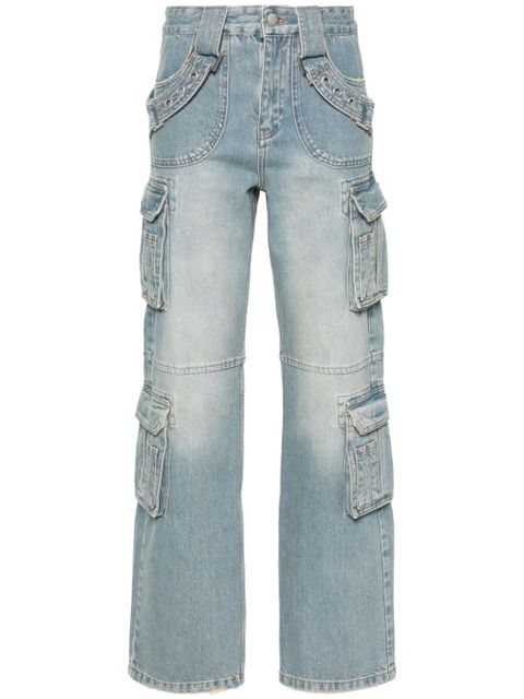 MISBHV Harness low-rise cargo jeans - Blue - zdjęcie produktu nr 1