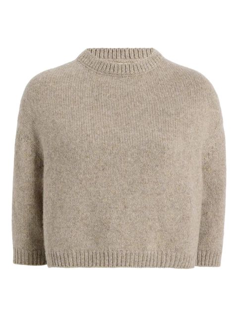 KHAITE Sabina crew-neck sweater - Neutrals - zdjęcie produktu nr 1
