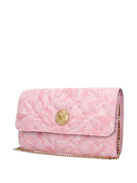 Versace Medusa quilted jacquard shoulder bag - Pink