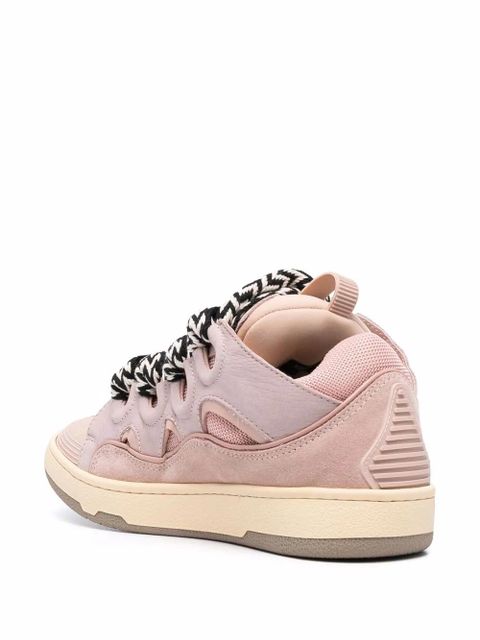 Lanvin Curb lace-up sneakers - Pink - zdjęcie produktu nr 2