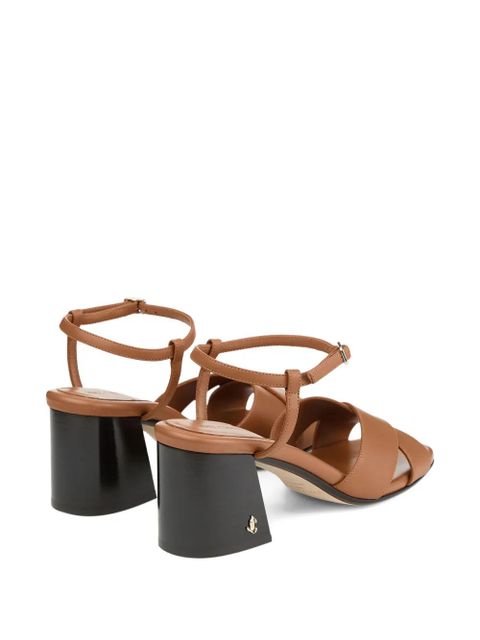 Jimmy Choo 65mm Valla sandals - Brown