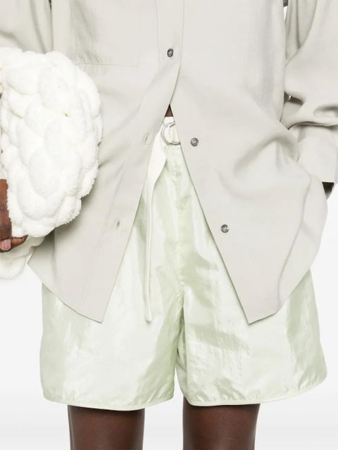 Jil Sander belted shorts - Green
