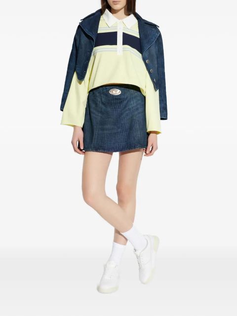 RE/DONE striped polo top - Yellow - zdjęcie produktu nr 2