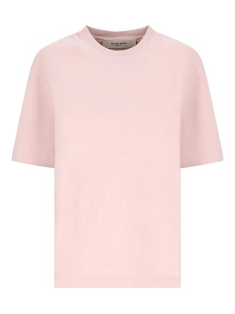 Golden Goose logo cotton T-shirt - Pink - zdjęcie produktu nr 1