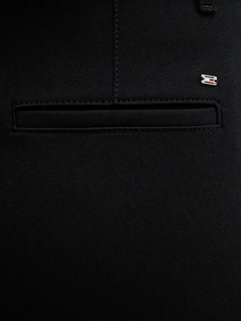 Tommy Hilfiger spodnie damskie kolor czarny dopasowane high waist WW0WW47797