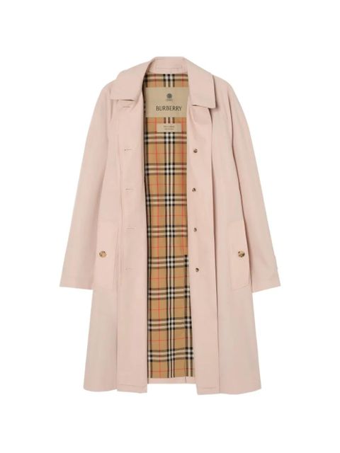 Burberry mid-length tropical gabardine Camden car coat - Pink - zdjęcie produktu nr 2