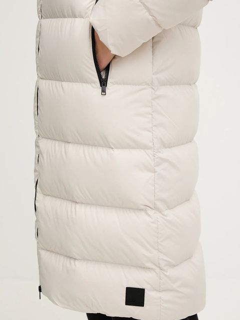 Jack Wolfskin kurtka puchowa Frozen Palace damska kolor beżowy 1204133