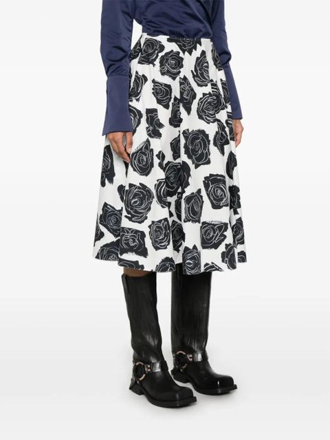 Marni Luna midi skirt - White