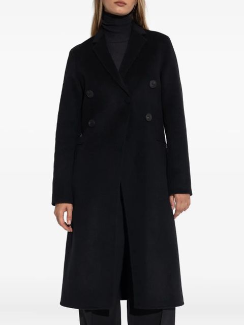 Tory Burch double-breasted wool coat - Black