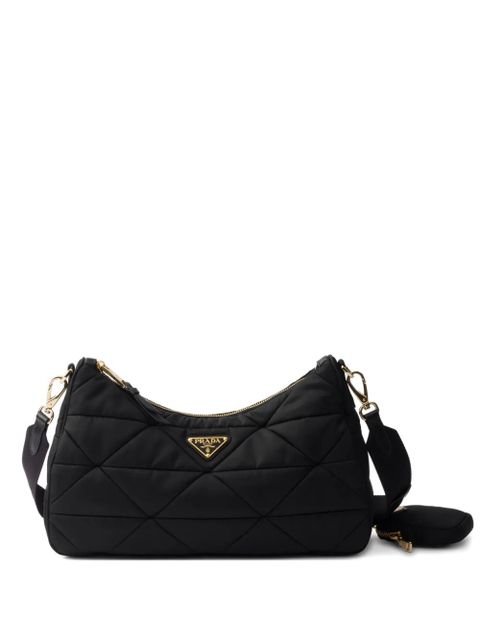 Prada padded logo shoulder bag - Black - zdjęcie produktu nr 1