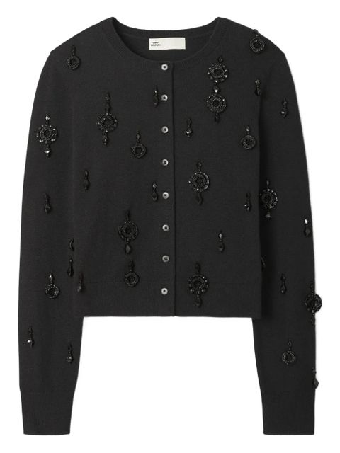 Tory Burch embellished cardigan - Black - zdjęcie produktu nr 1