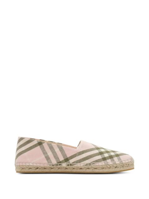 Burberry Check mews espadrilles​ - Pink - zdjęcie produktu nr 1