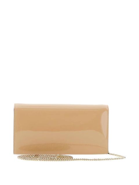 Jimmy Choo Emmie leather clutch bag - Neutrals - zdjęcie produktu nr 2