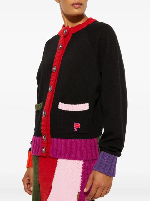 PUCCI color-block pocket cardigan - Black