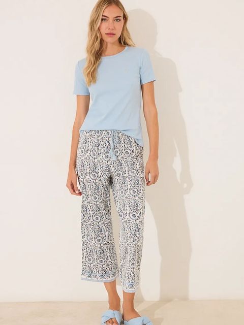 women'secret piżama damska kolor niebieski 3592394 - zdjęcie produktu nr 1