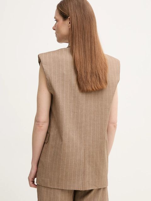 La Petite Française kamizelka z domieszką lnu VALMY