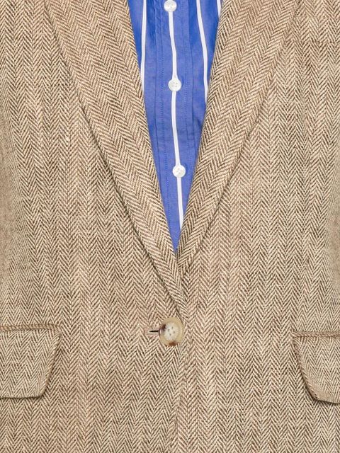 Lauren Ralph Lauren herringbone-pattern blazer - Neutrals