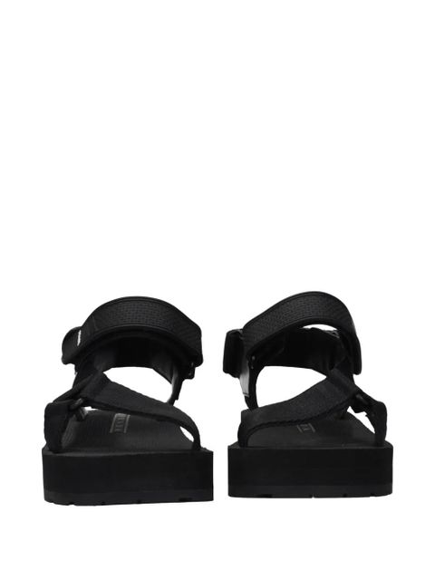 Prada touch-strap platform sandals - Black