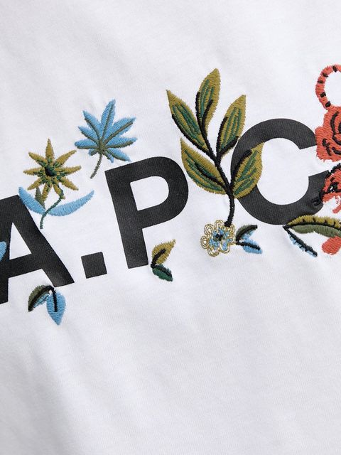 A.P.C. t-shirt bawełniany t-shirt auguste - GOTS