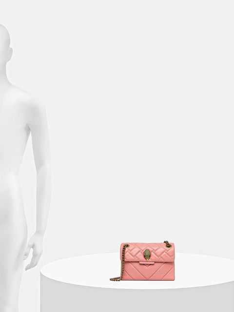 Kurt Geiger London torebka skórzana KENSINGTON kolor pomarańczowy 4372857109