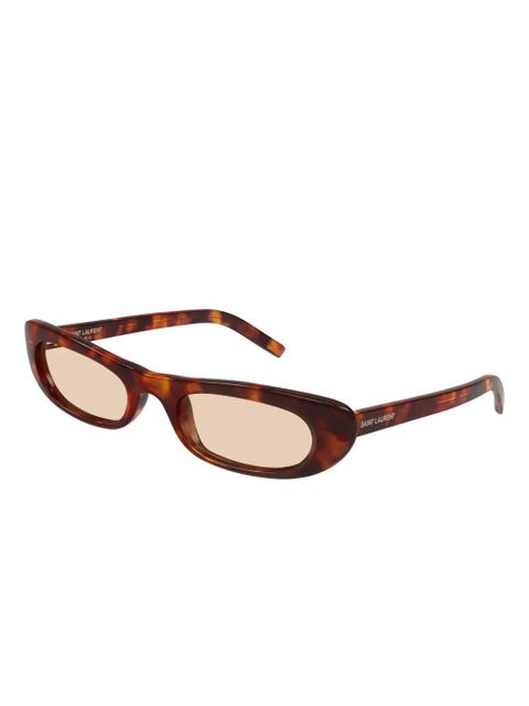 Saint Laurent Eyewear cat eye-frame sunglasses - Brown