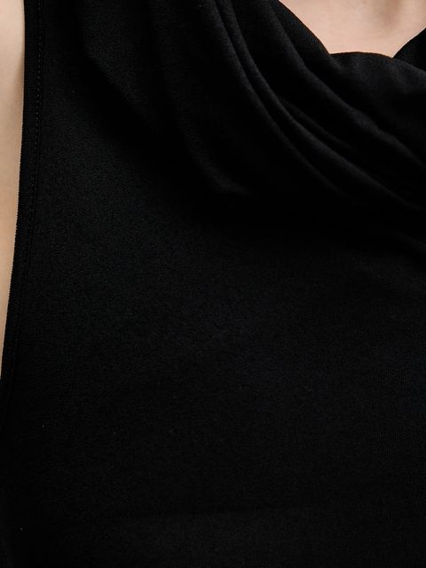 Rick Owens Lilies sukienka kolor czarny mini dopasowana LI01E4523CVI