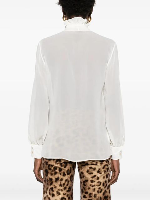 TOM FORD ruffle-detailed blouse - White