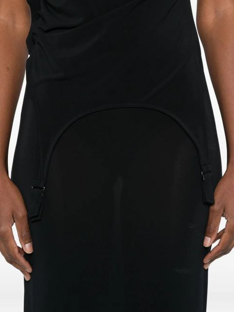 Jean Paul Gaultier layered dress - Black