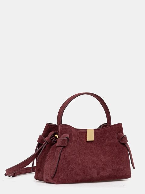 Yuzefi torebka zamszowa GYOZA MINI kolor bordowy UZCO-HB-MGZ-S024 - zdjęcie produktu nr 2