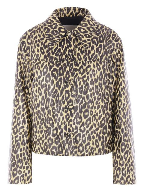 Jil Sander leopard-print jacket - Neutrals - zdjęcie produktu nr 1