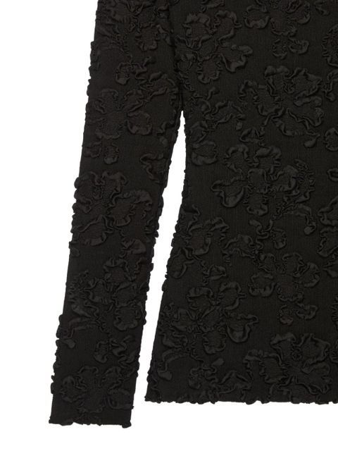 Givenchy scoop-neck long-sleeves T-shirt - Black - zdjęcie produktu nr 2