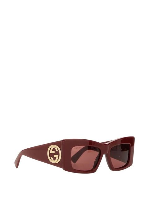 Gucci Interlocking G-appliqué sunglasses - Red - zdjęcie produktu nr 2