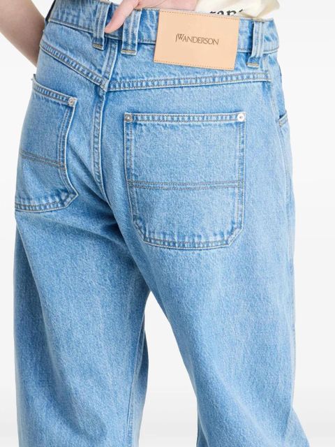 JW Anderson twisted slim-fit jeans - Blue