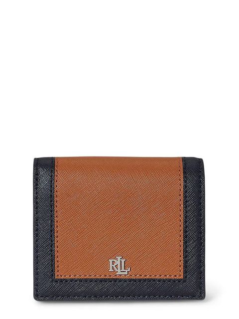 Lauren Ralph Lauren portfel skórzany damski kolor brązowy 432962113 - zdjęcie produktu nr 1