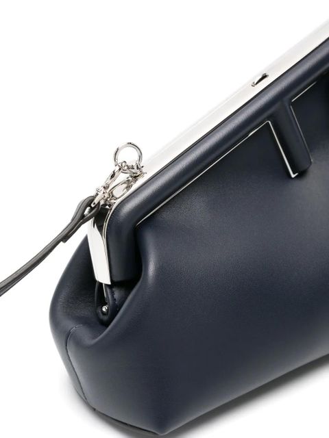 FENDI small Fendi First leather clutch bag - Blue