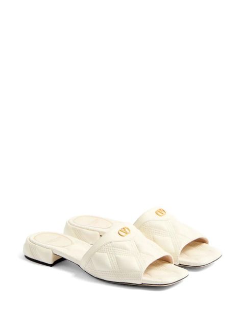 Valentino Garavani 20mm Quiltie 67 sandals - White