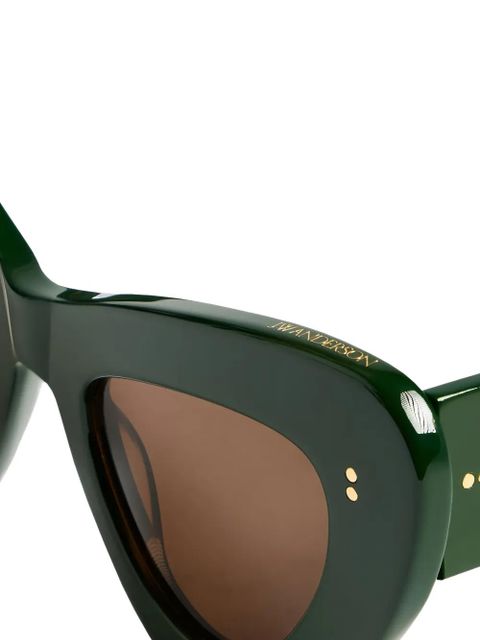 JW Anderson cat-eye sunglasses - Green