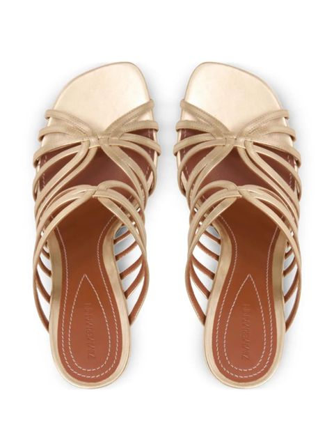 ZIMMERMANN Aura strappy heeled sandals - Gold