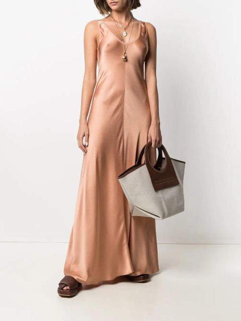 Hereu open-top canvas tote - Neutrals - zdjęcie produktu nr 2