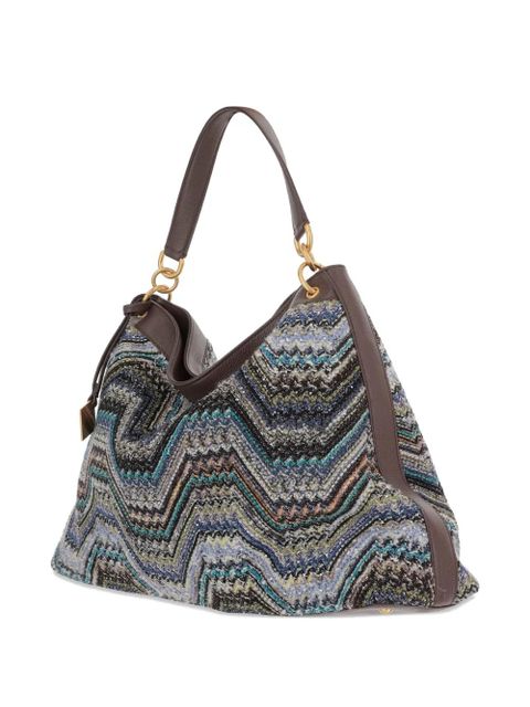 Missoni zigzag shoulder bag - Blue