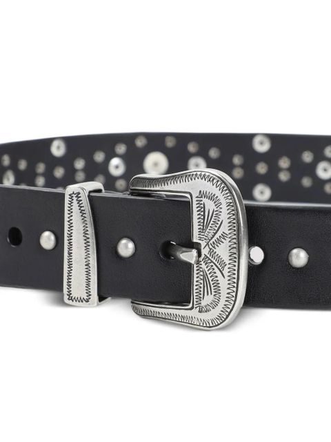 Golden Goose embellished buckle belt - Black - zdjęcie produktu nr 2