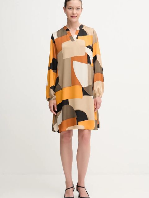 Joseph Ribkoff sukienka kolor pomarańczowy mini prosta 253218 - zdjęcie produktu nr 2