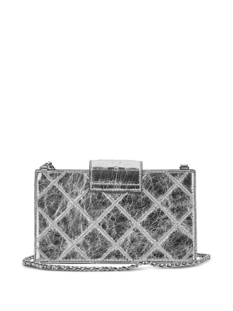 Tory Burch mini Fleming crossbody bag - Silver