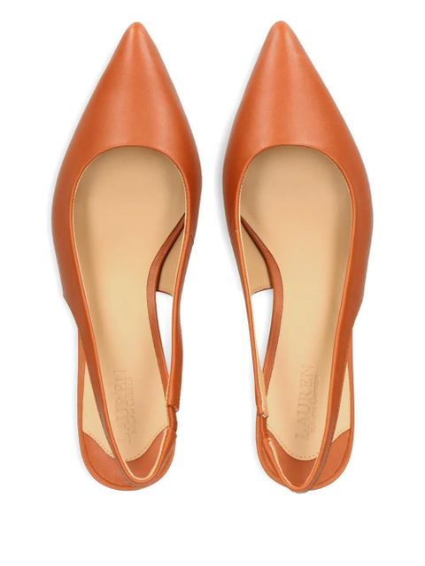 Lauren Ralph Lauren pointed slingback pumps - Brown