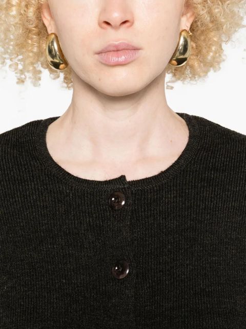 LEMAIRE button-front cardigan - Brown