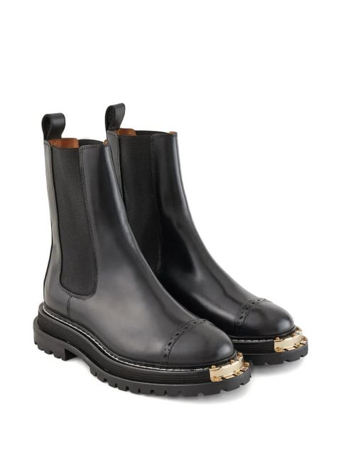 SANDRO gold-tone detail boots - Black - zdjęcie produktu nr 2