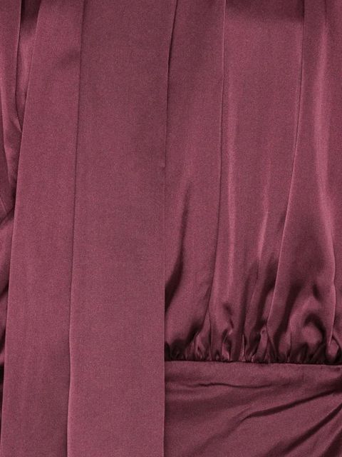 ROTATE BIRGER CHRISTENSEN v-neck mini dress - Red